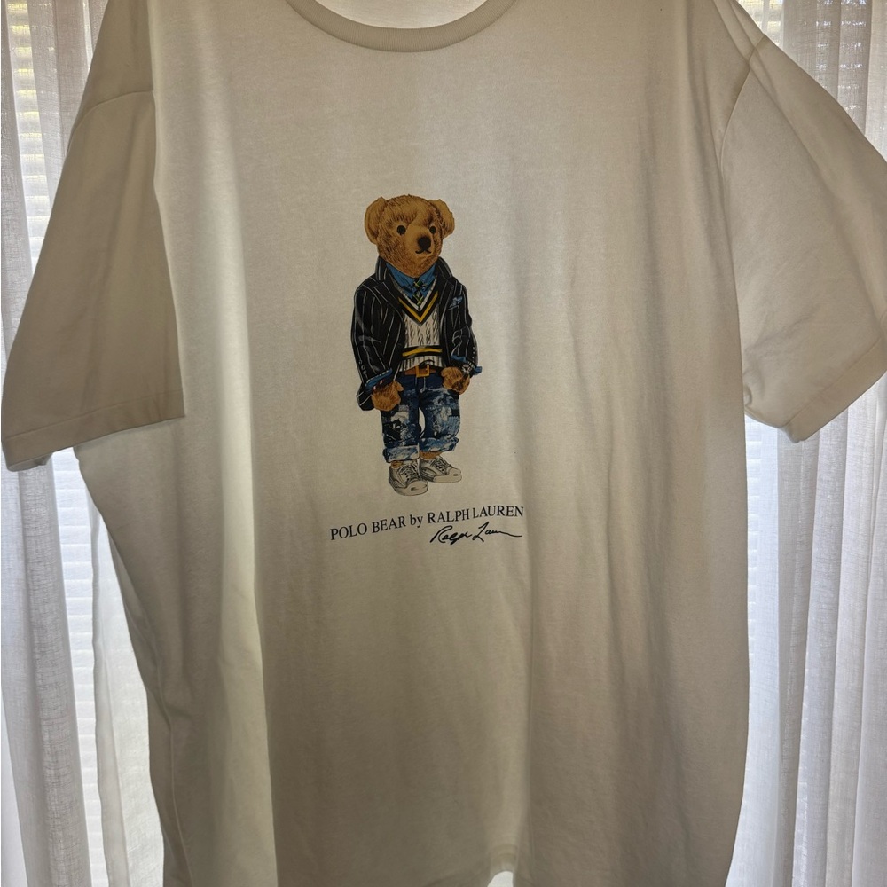 Ralph Lauren White Crew Neck T-Shirt